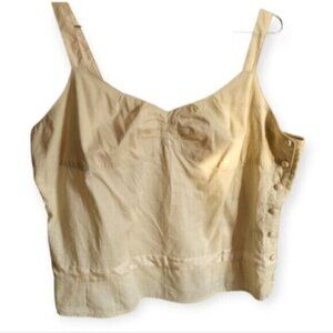 Ricki's Cotton Cropped Tank  Top Women’s Size  XL